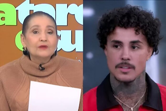 Sonia Abrão e MC Livinho (Reprodução: RedeTV!/TV Globo)