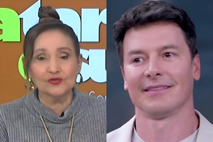 Sonia Abrão e Rodrigo Faro (Reprodução: RedeTV!/TV Globo)