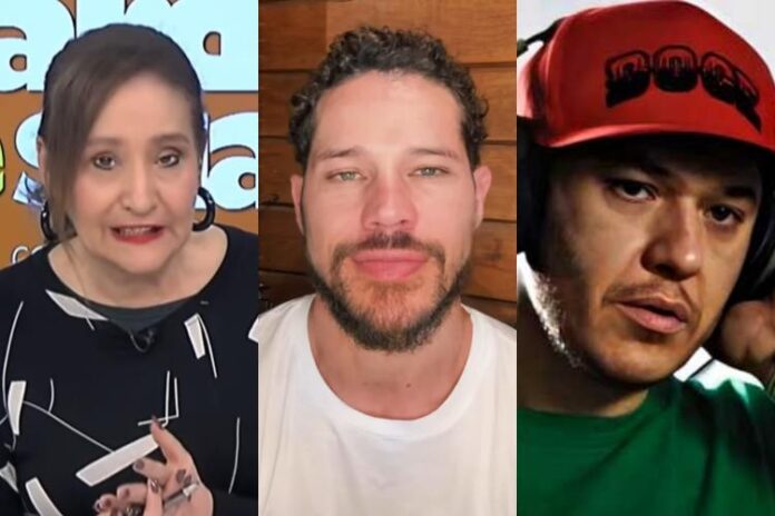 Sonia Abrão, José Loreto e Chorão