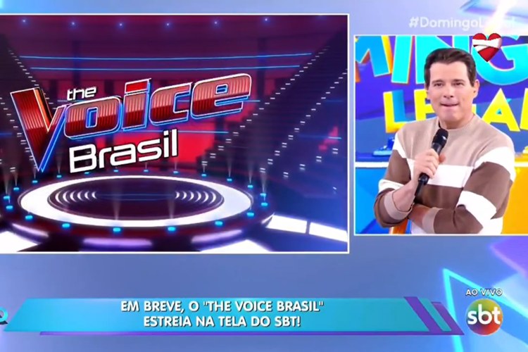 Celso Portiolli vaza primeiro teaser do The Voice Brasil no SBT