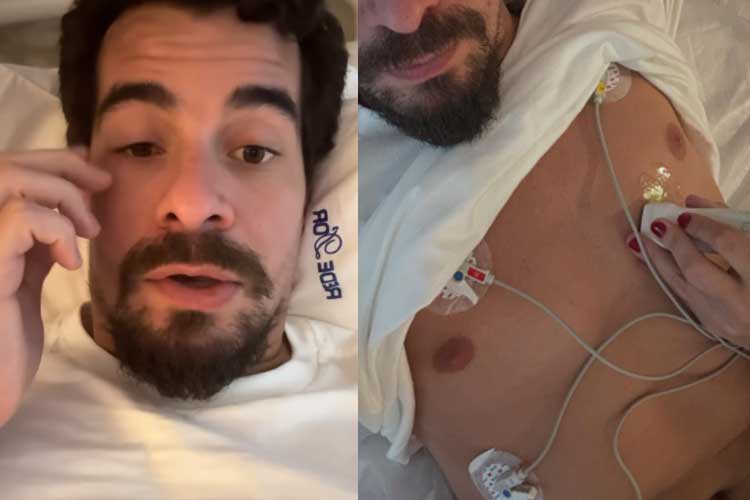 Thiago Martins, o Vasco de ‘Vale Tudo’, vai parar no hospital após susto: ‘Muitas dores’