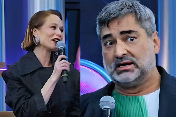 Zeca Camargo deixa Mariana Ximenes boquiaberta no ‘Caldeirão’: ‘Tava morrendo de medo’