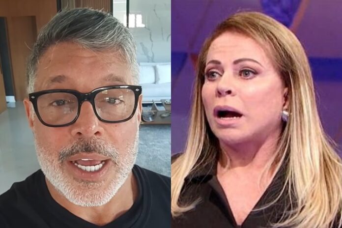 Alexandre Frota e Christina Rocha Alexandre Frota e Christina Rocha (Reprodução: Instagram/SBT)