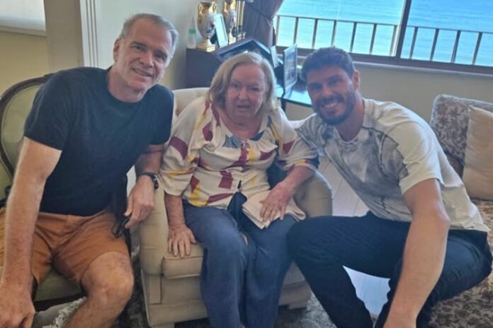 Bernardinho, Maria Ângela e Bruninho - Foto: Instagram