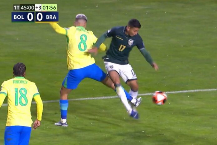Brasil x Bolívia - Foto: TV Globo