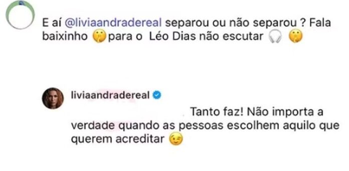 Comentário de Lívia