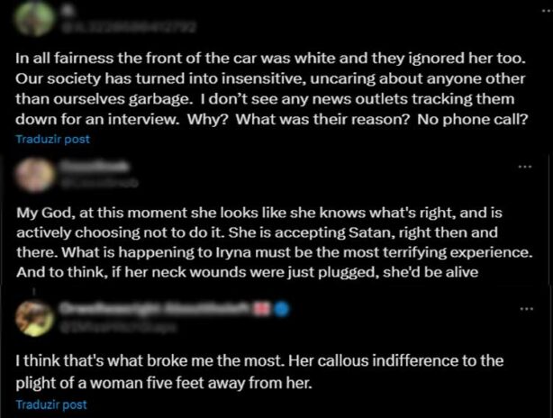 Comentários Iryna Zarutska