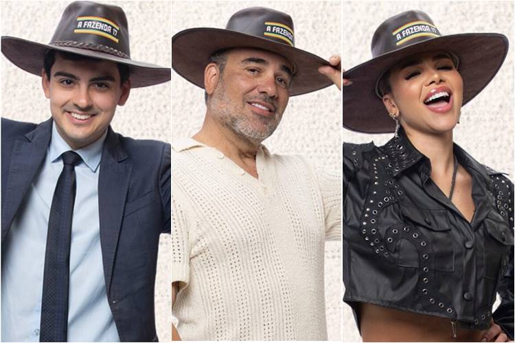 Dudu, Fabiano e Gabily - 1° Roça - A Fazenda 17