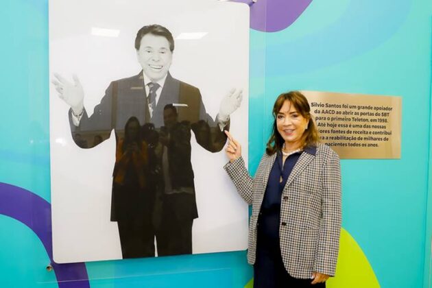 Iris Abravanel em homenagem para Silvio Santos