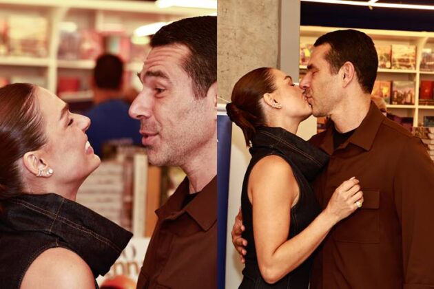 Isis Valverde e o marido