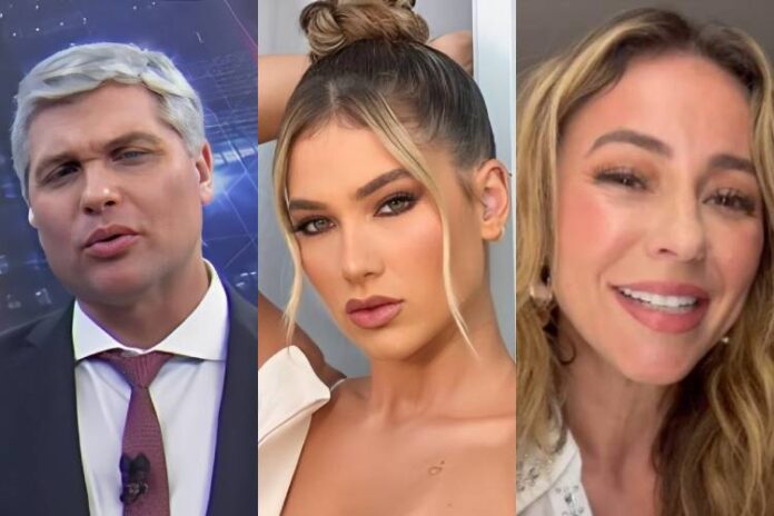 Joel Datena, Virginia Fonseca e Paolla Oliveira Joel Datena, Virginia Fonseca e Paolla Oliveira