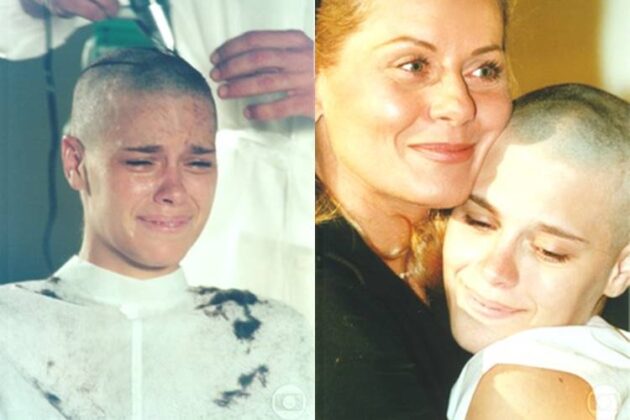 Laços de Família - Camila raspa o cabelo