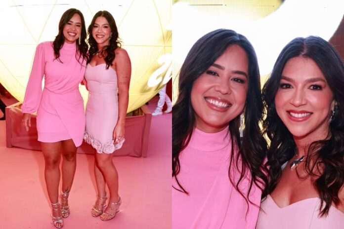 Monyque Isabella e Jessika Lossi no evento de Virginia Fonseca