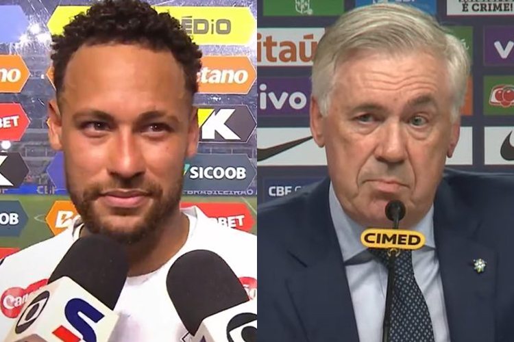 Neymar desmente Ancelotti e diz a verdade sobre não ser convocado para a Seleção Brasileira