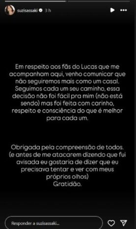 Post da Suzi Sassaki