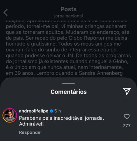 Post do Felipe Andreoli