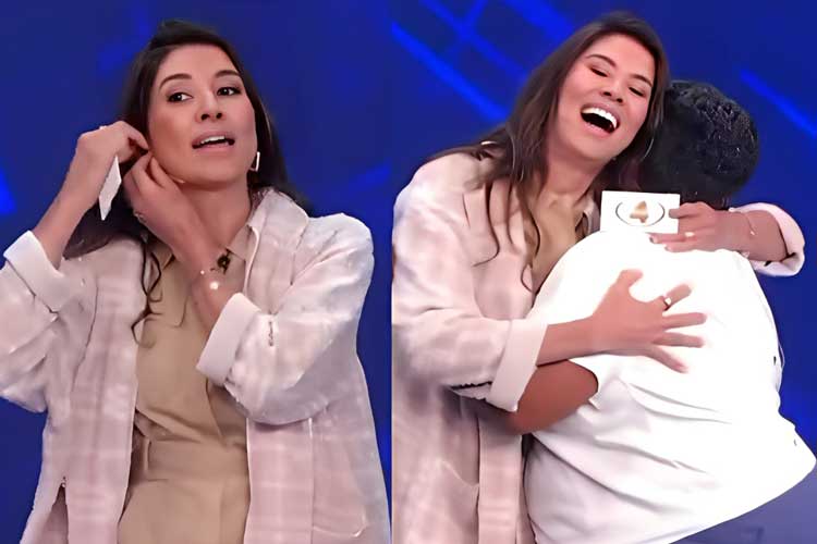 No ‘Roda a Roda’, Rebeca Abravanel demonstra generosidade ao ajudar senhora a ganhar R$ 20 mil