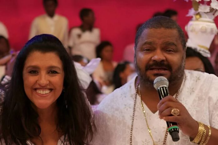 Regina Casé e Arlindo Cruz
