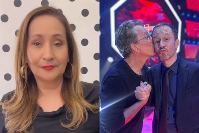 Sonia Abrão, Boninho e Tiago Leifert