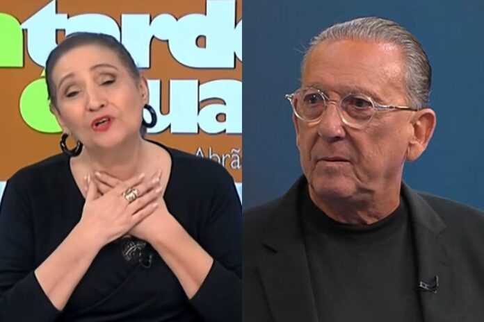 Sonia Abrão e Galvão Bueno (Reprodução: RedeTV!/Band)