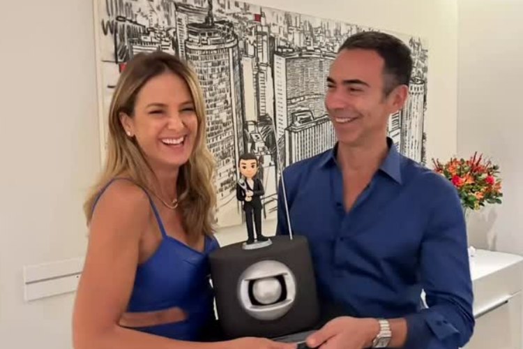 Ticiane Pinheiro abre o coração após César Tralli ser promovido para o Jornal Nacional: “Orgulho e alegria”