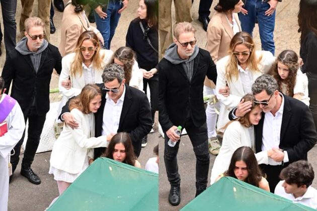 Velório da filha de Schynaider Moura