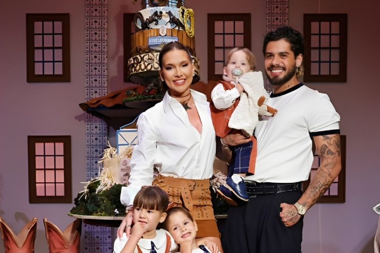 Virginia Fonseca celebra 1 ano do José Leonardo ao lado de Zé Felipe e das Marias: “Meu amor”