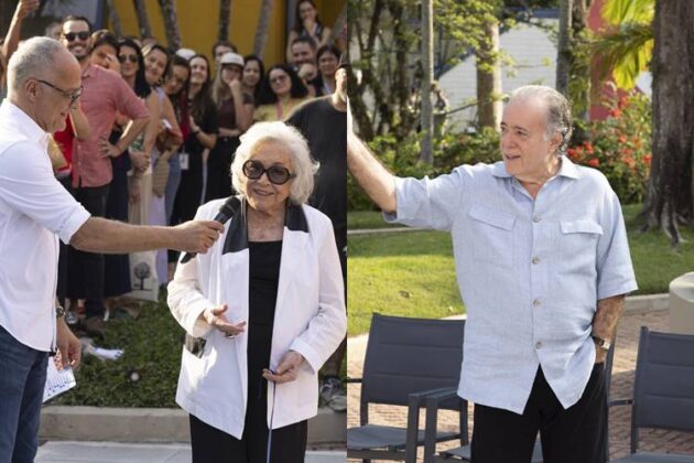 Amauri Soares e Nathalia Timberg - Tony Ramos