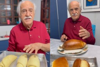 Ary Fontoura ensina receita de pão caseiro