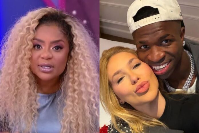 Cariúcha, Virginia Fonseca e Vini Jr Cariúcha, Virginia Fonseca e Vini Jr (Reprodução: SBT/Instagram)