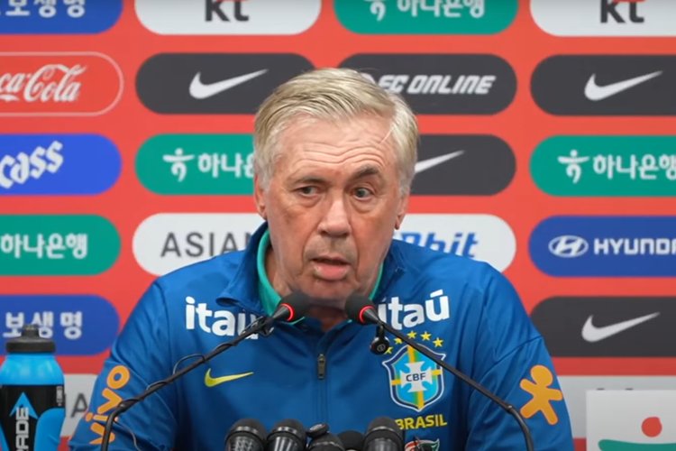 Carlo Ancelotti cobra atitude dos jogadores convocados da Seleção Brasileira
