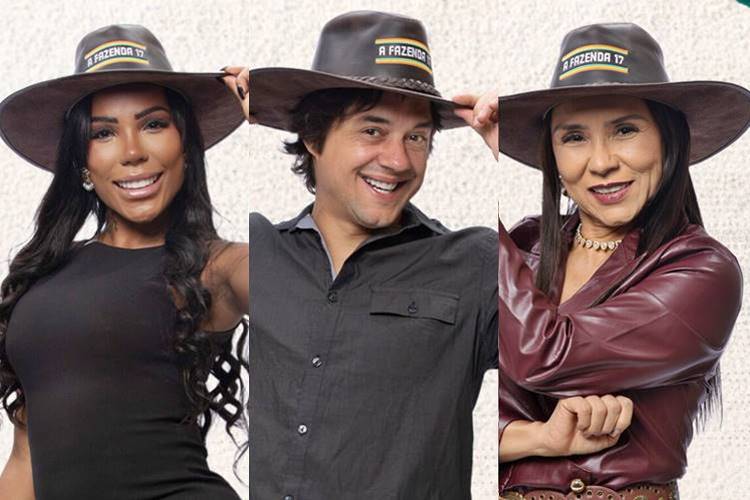 Carol, Guilherme e Yoná - 3° Roça - A Fazenda 17 Carol, Guilherme e Yoná - 3° Roça - A Fazenda 17