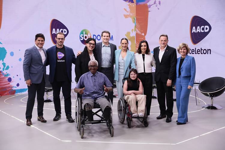 Edição especial do Teleton celebra os 75 anos da AACD, com a meta de R$ 35 milhões