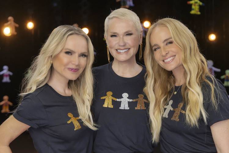 Xuxa, Angélica e Eliana comentam expectativa para reencontro no ‘Criança Esperança’