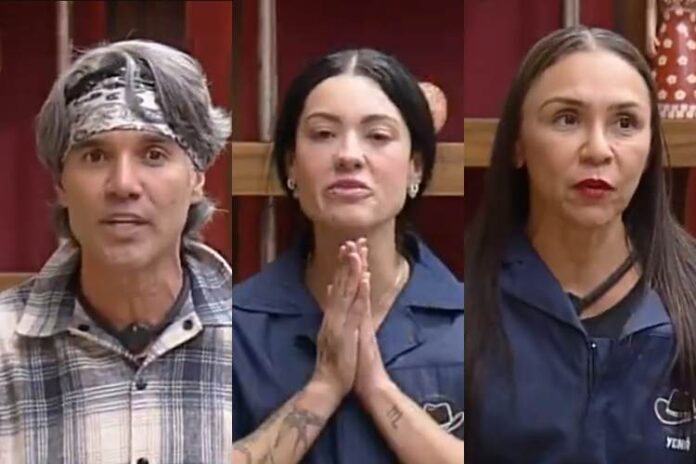 Fernando, Rayane e Yoná