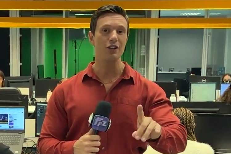 Gabriel Cartolano inicia o ‘Fofocalizando’ mostrando local inédito no SBT