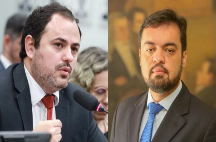 Glauber Braga e Claudio Castro - Reprodução: Redes Sociais