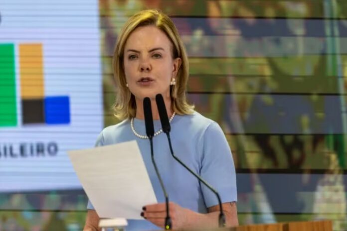 Gleisi Hoffmann, Ministra de Secretaria de Relações Institucionais do Brasil — Reprodução: Redes Sociais