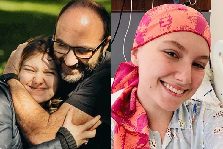Pai de Isabel Veloso é internado para doar medula óssea para a filha