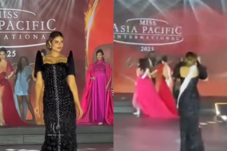 Com Miss Brasil no palco, Miss Asia Pacific International é interrompido por terremoto