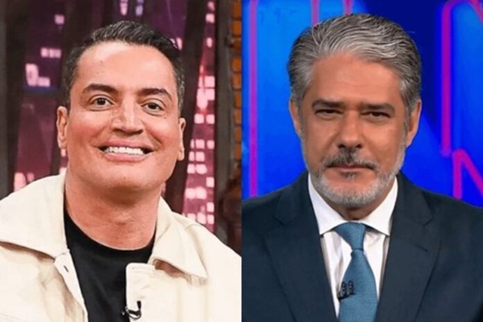 Leo Dias e William Bonner - Foto: SBT/Globo
