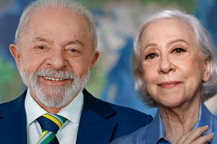 Lula e Fernanda Montenegro - Foto: Twitter