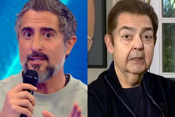 Marcos Mion e Faustão - Foto: Globo