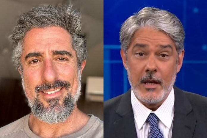 Marcos Mion e William Bonner Marcos Mion e William Bonner