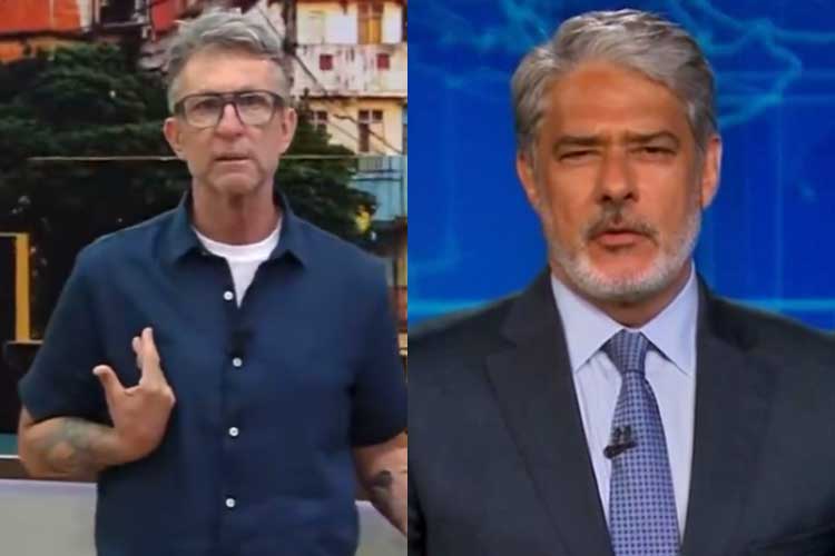 Craque Neto e William Bonner