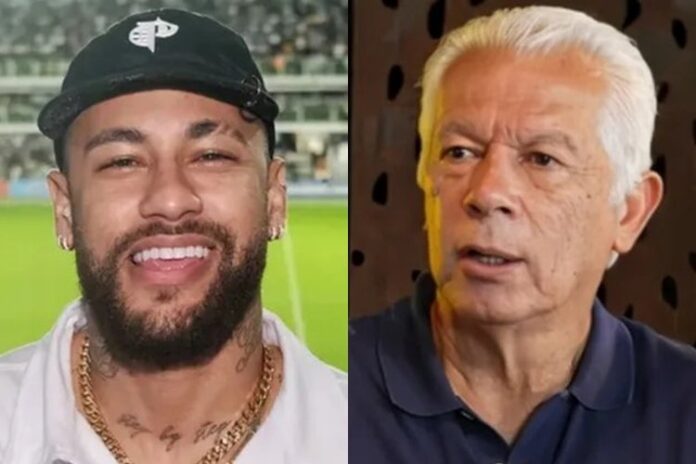 Neymar e Emerson Leão Neymar e Emerson Leão