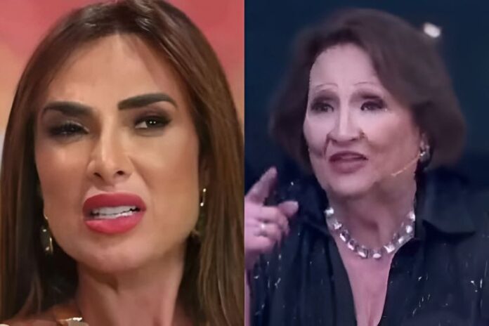 Nicole Bahls e Dona Déa Nicole Bahls e Dona Déa