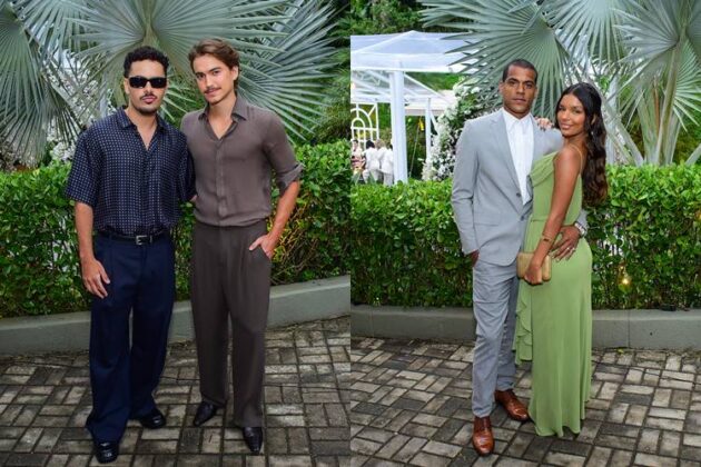 Pedro Sampaio e o namorado - Marcelo Mello Jr. e Mell Muzzillo