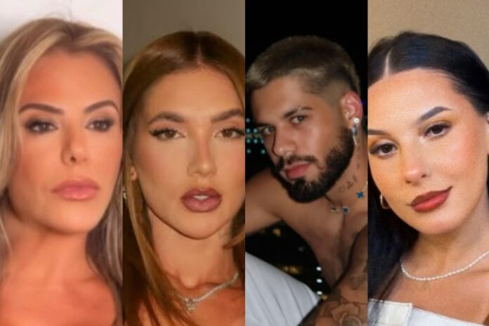 Poliana Rocha, Virginia, Zé Felipe e Ana Castela Poliana Rocha, Virginia, Zé Felipe e Ana Castela