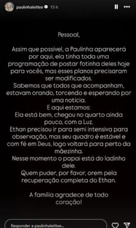 Post da Paulinha Leitte